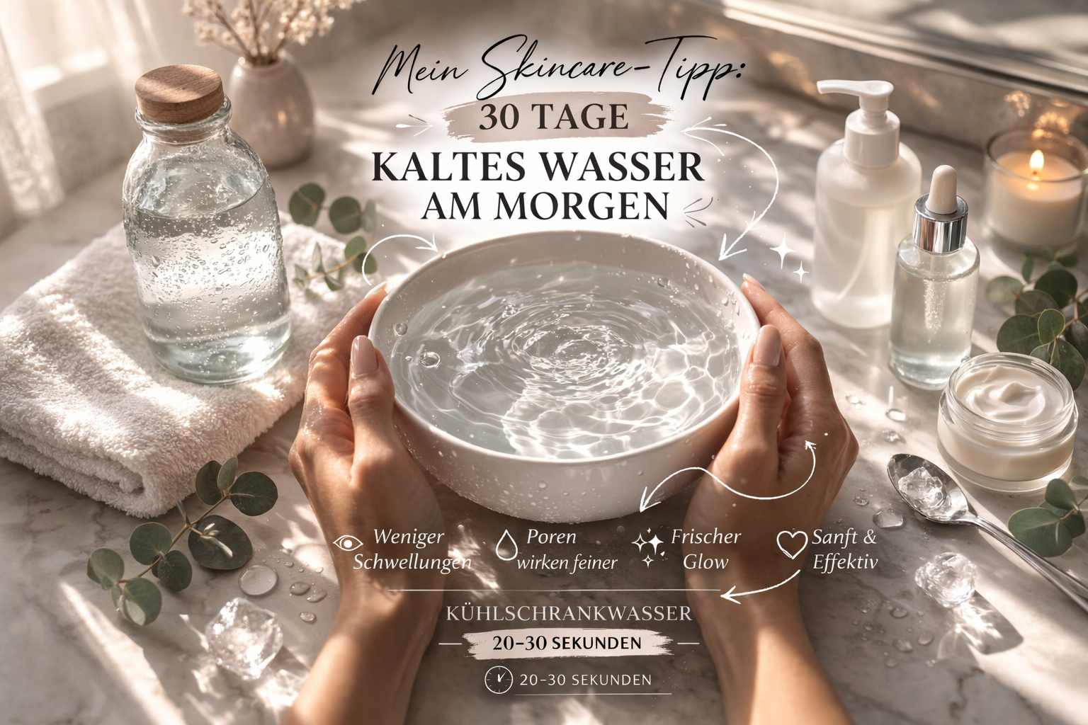 30 Tage kaltes Wasser am Morgen